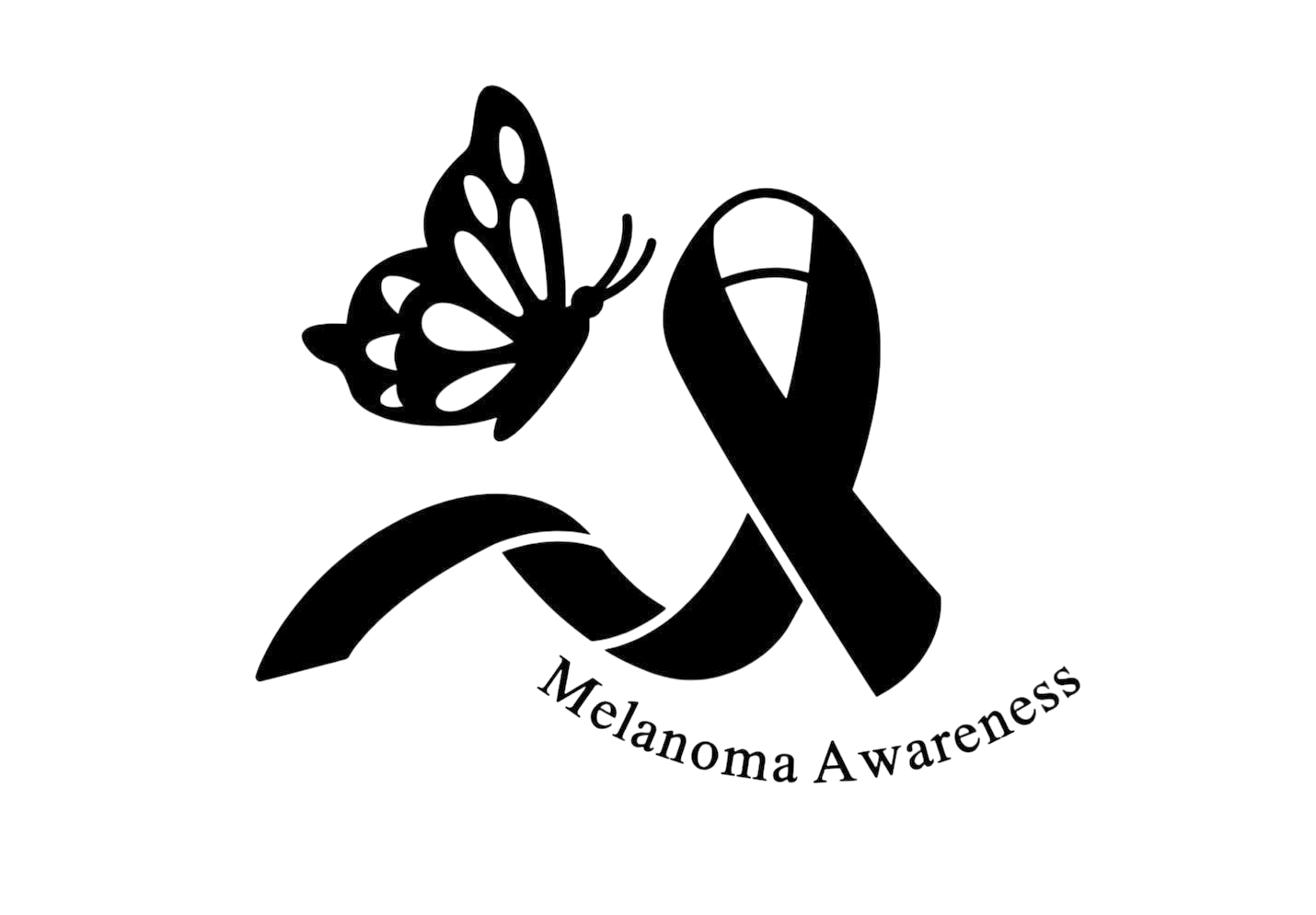 Melanoma Cancer Awareness DTF ready to press iron on transfer for clothing t-shirts and hoodies