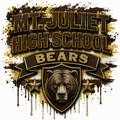 Mt. Juliet High School Bears DTF ready to press iron on transfer for clothing t-shirts and hoodies