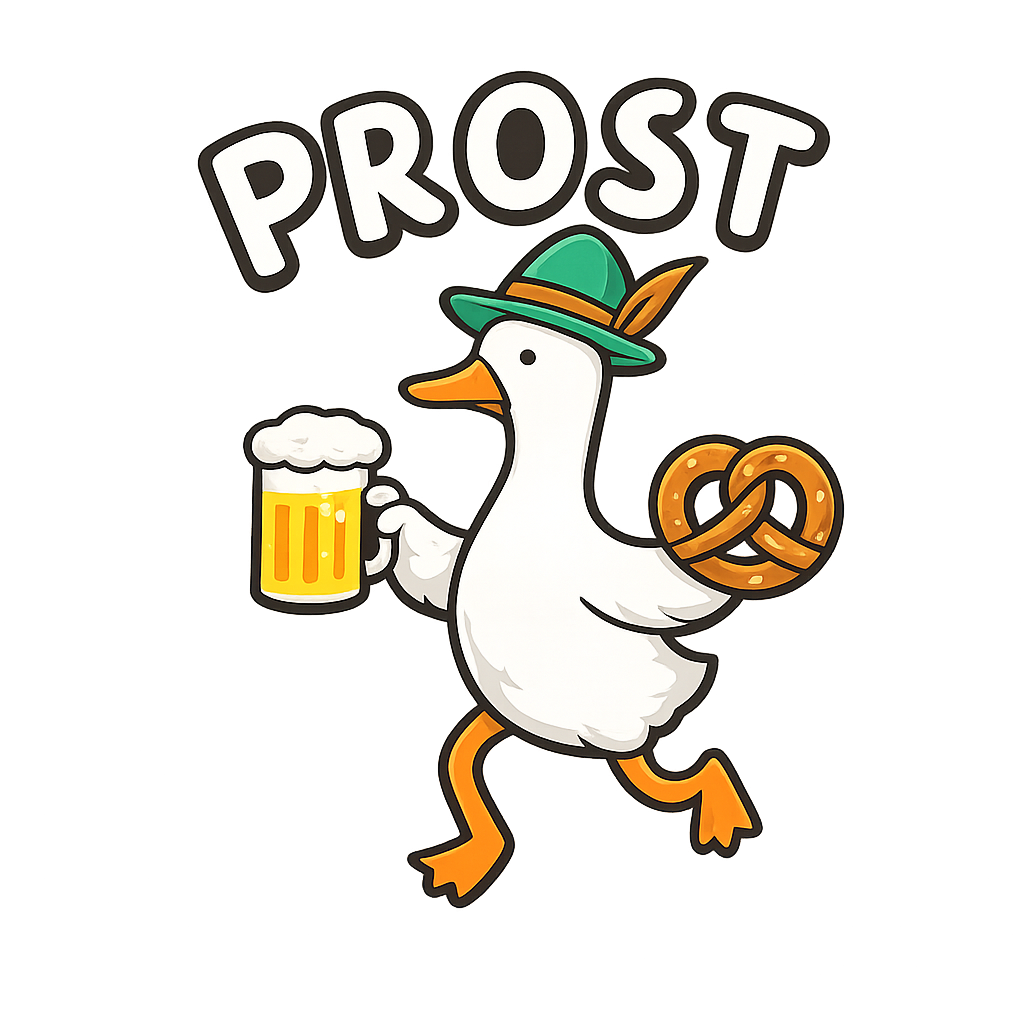 Oktoberfest Prost 2026 DTF ready to press iron on transfer for clothing t-shirts and hoodies