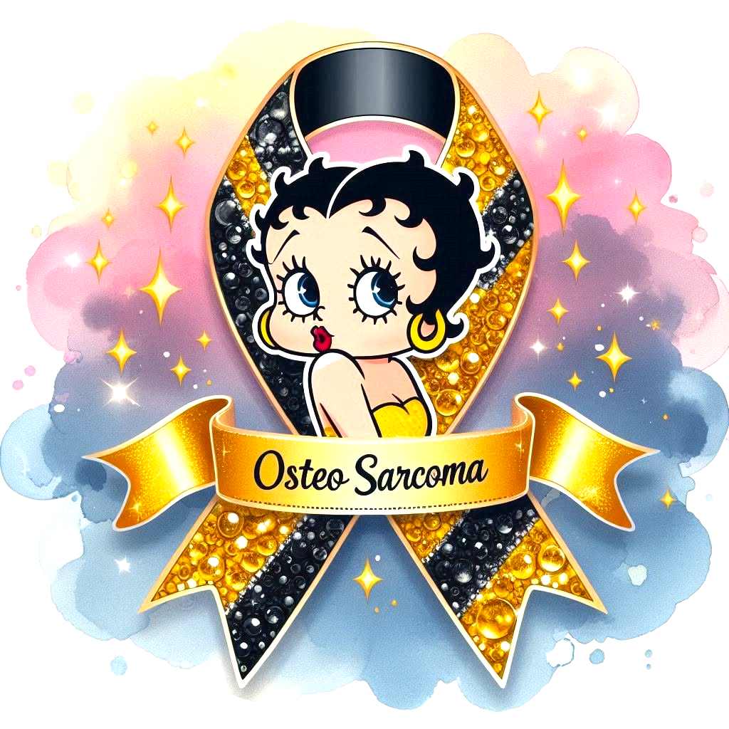 Osteo Sarcoma Awareness DTF ready to press iron on transfer for clothing t-shirts and hoodies