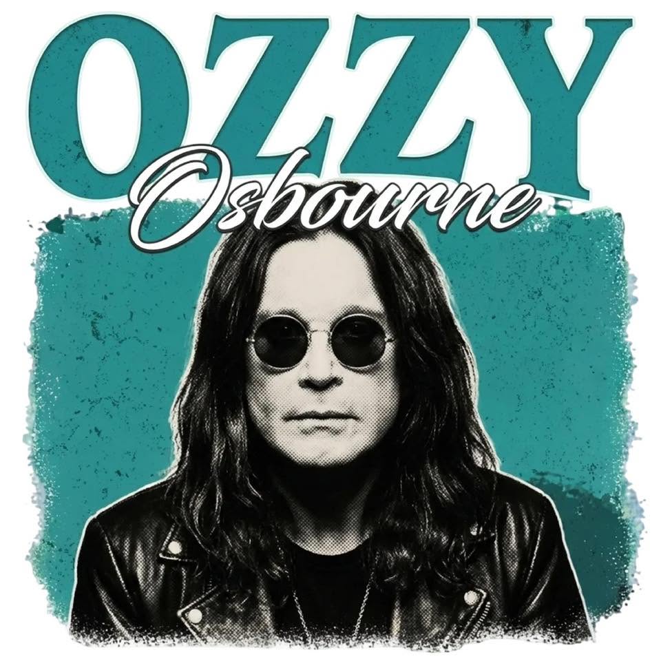 Ozzy Osbourne DTF ready to press iron on transfer for clothing t-shirts and hoodies