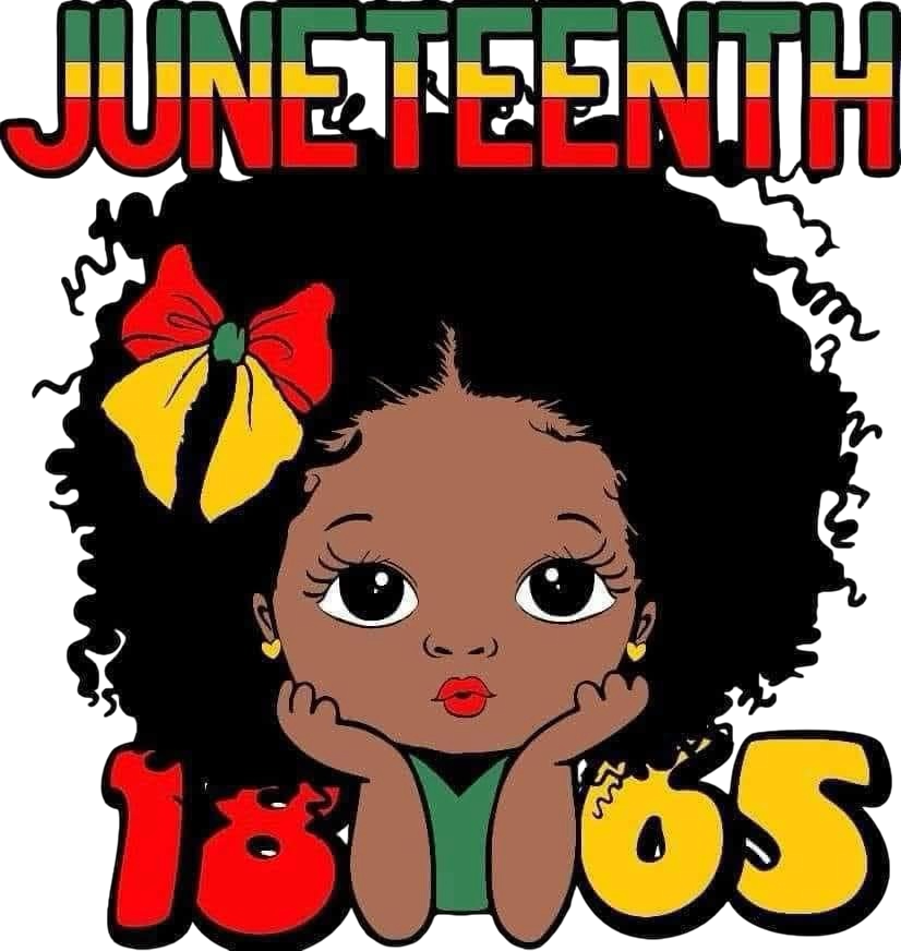 Juneteenth 1865 DTF ready to press iron on transfer for clothing t-shirts and hoodies