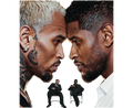 Chris Brown Usher R&B Tour DTF ready to press iron on transfer for clothing t-shirts and hoodies concert ready
