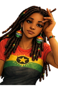 Juneteenth Freedom DTF ready to press iron on transfer for clothing t-shirts and hoodies
