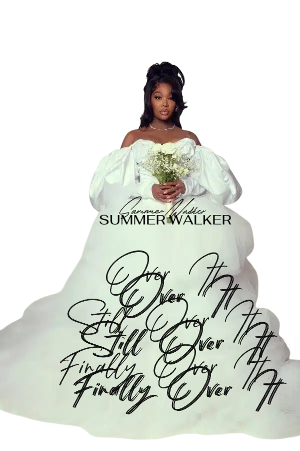 Summer Walker Concert DTF ready to press iron on transfer for clothing t-shirts and hoodies concert ready