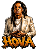 HOVA Jay Z DTF ready to press iron on transfer for clothing t-shirts and hoodies concert ready
