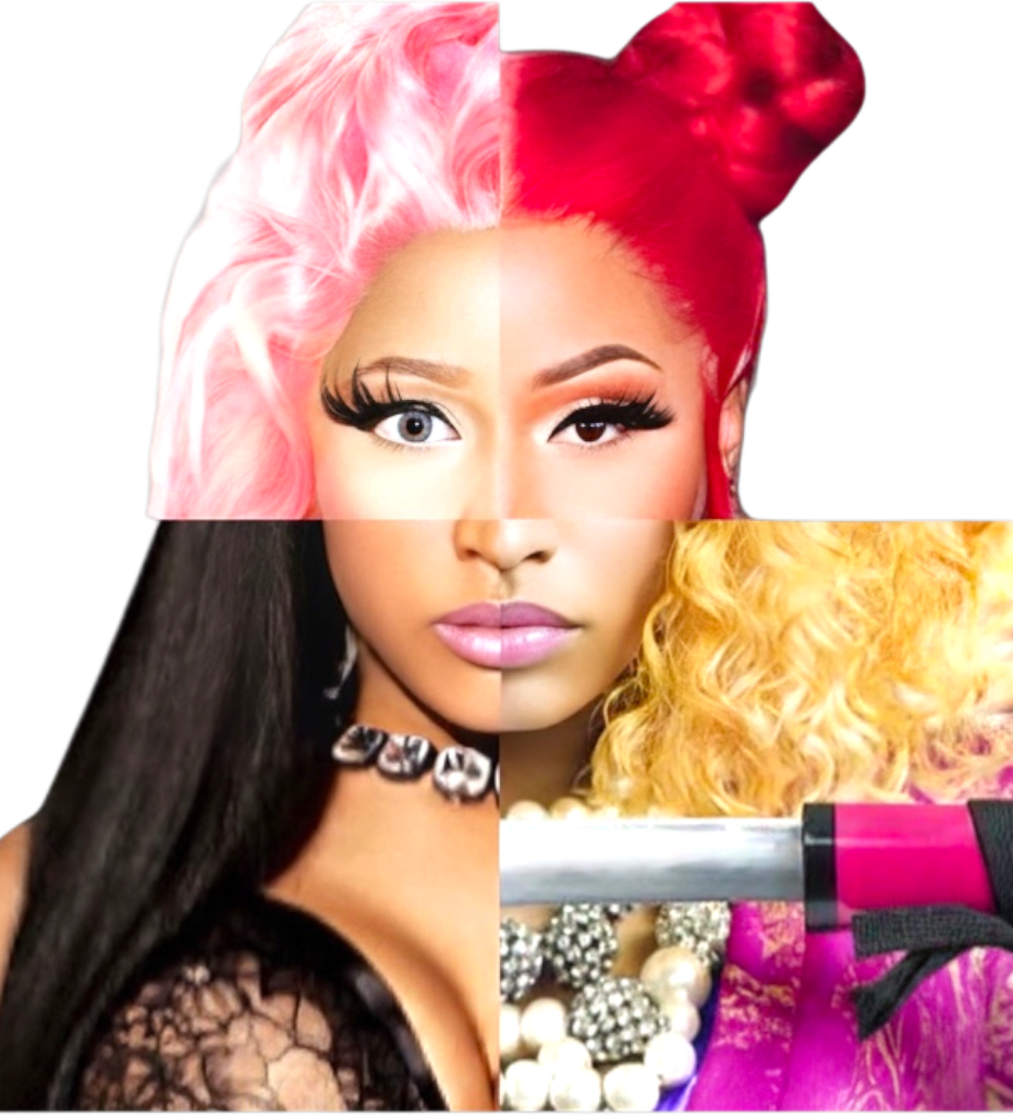 The Evolution of Nicki Minaj Phone DTF ready to press iron on transfer for clothing t-shirts and hoodies concert