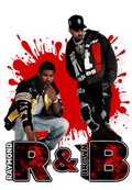 2026 Chris Brown and Usher R&B Tour concert 2026 red/black splash DTF Ready to press iron on transfer for clothing t-shirts and hoodies