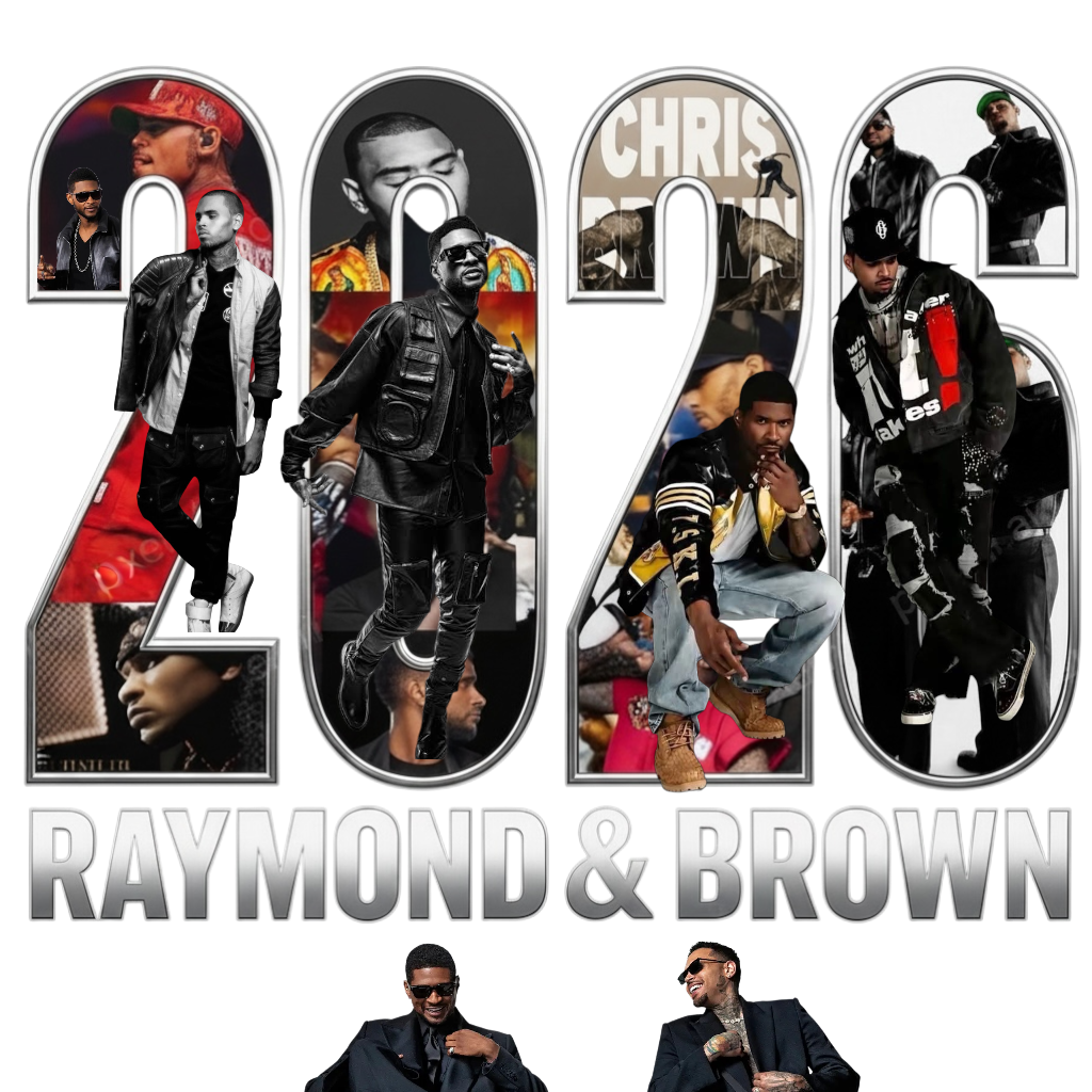 2026 Raymond & Brown R&B Tour DTF ready to press iron on transfer for clothing t-shirts and hoodies concert ready