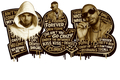 Chris Brown Raymond & Brown Usher Mario R&B brown/black drip DTF iron on transfer for clothing t-shirts etc concert ready (Copy)
