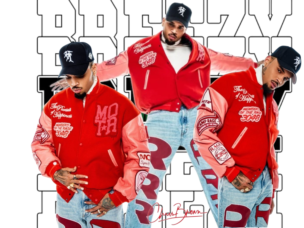 Chris Brown Breezy R&B Tour concert DTF Ready to press iron on transfer for clothing t-shirts and hoodies concert ready