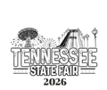 Tennessee State Fair DTF ready to press iron on transfer for clothing t-shirts and hoodies
