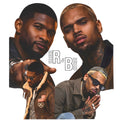 Chris Brown and Usher R&B Tour concert DTF Ready to press iron on transfer for clothing t-shirts and hoodies