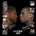 Chris Brown and Usher R&B Tour concert DTF Ready to press iron on transfer for clothing t-shirts and hoodies concert ready