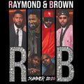 Chris Brown and Usher R&B Tour concert DTF Ready to press iron on transfer for clothing t-shirts and hoodies concert ready