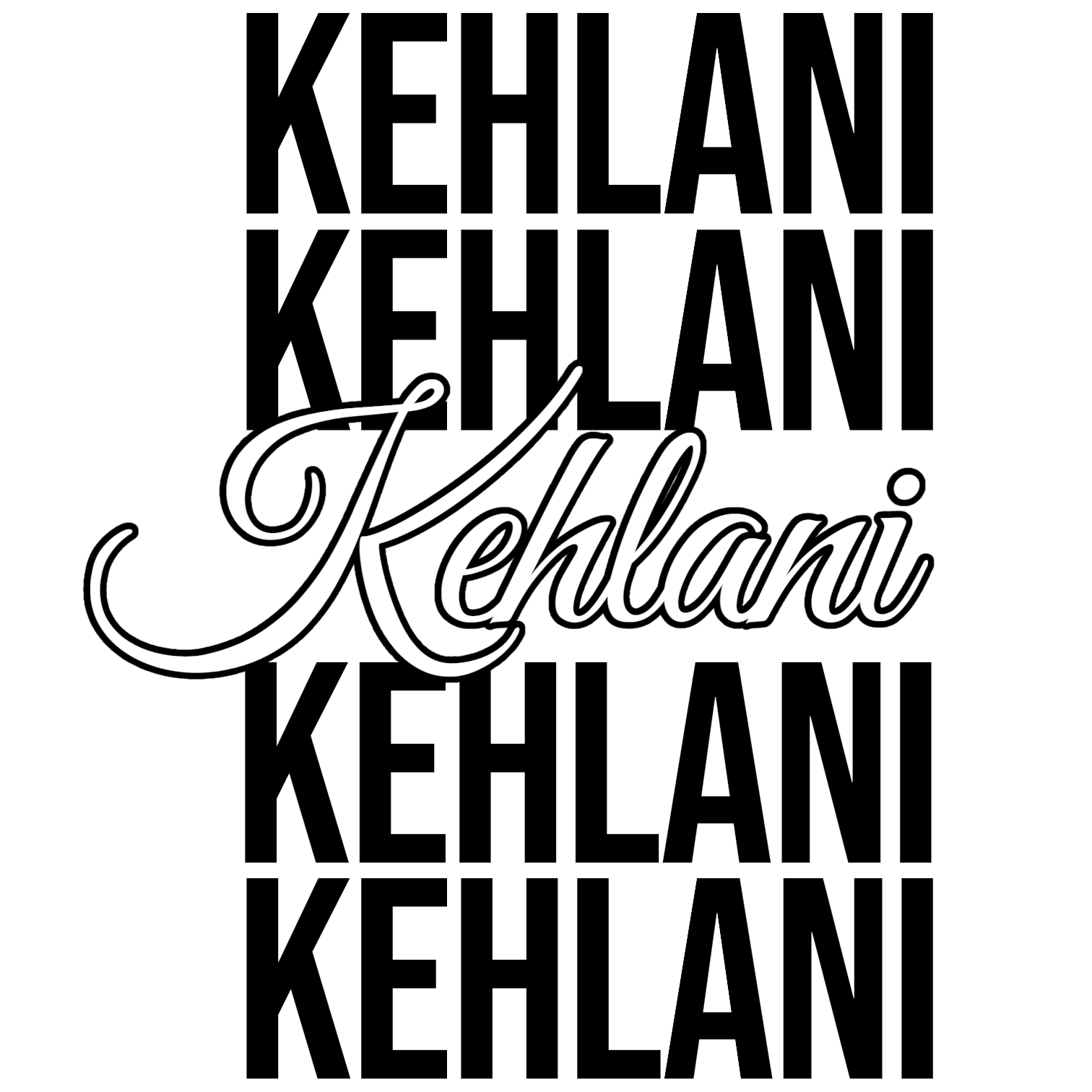 Kehlani Tour concert black/white DTF Ready to press iron on transfer for clothing t-shirts and hoodies concert ready