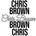 Chris Brown R&B Tour concert DTF Ready to press iron on transfer for clothing t-shirts and hoodies concert ready