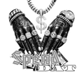 SPEND DAT black/white DTF ready to press iron on transfer for clothing t-shirts and hoodies