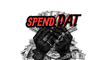SPEND DAT black/white/red money stash DTF ready to press iron on transfer for clothing t-shirts and hoodies