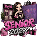 Senior 2027 Bratz DTF ready to press iron on transfer for clothing t-shirts and hoodies
