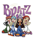 Retro Cartoon Bratz DTF ready to press iron on transfer for clothing t-shirts and hoodies