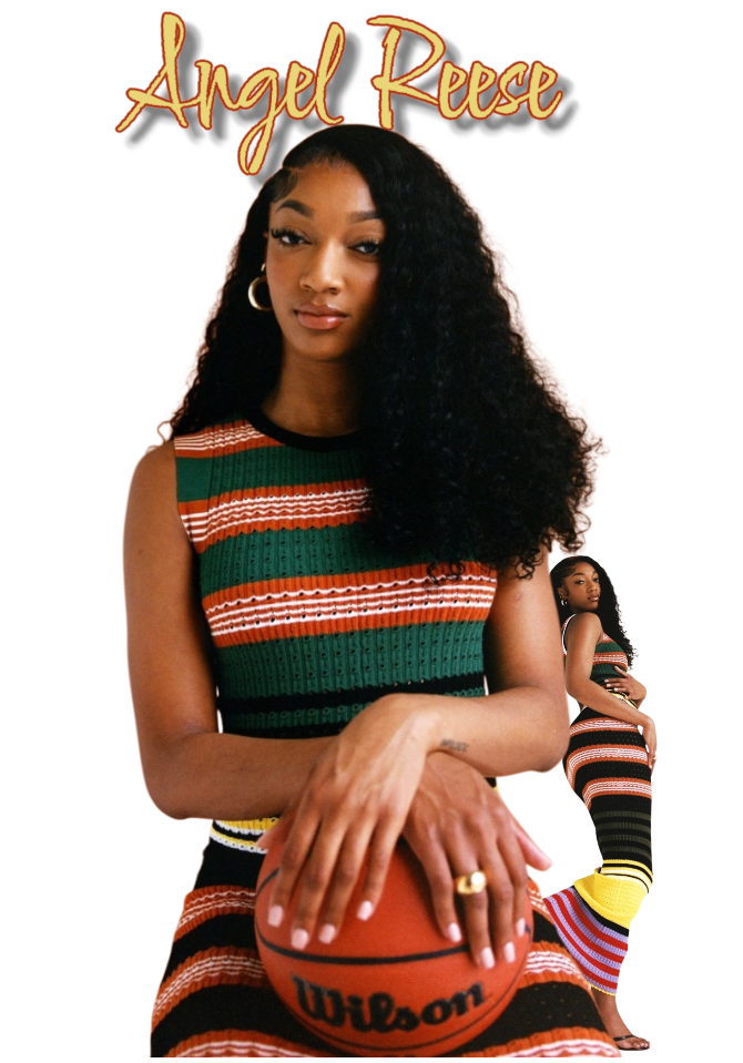 Angel Reese WNBA DTF ready to press iron on transfer for clothing t-shirts and hoodies
