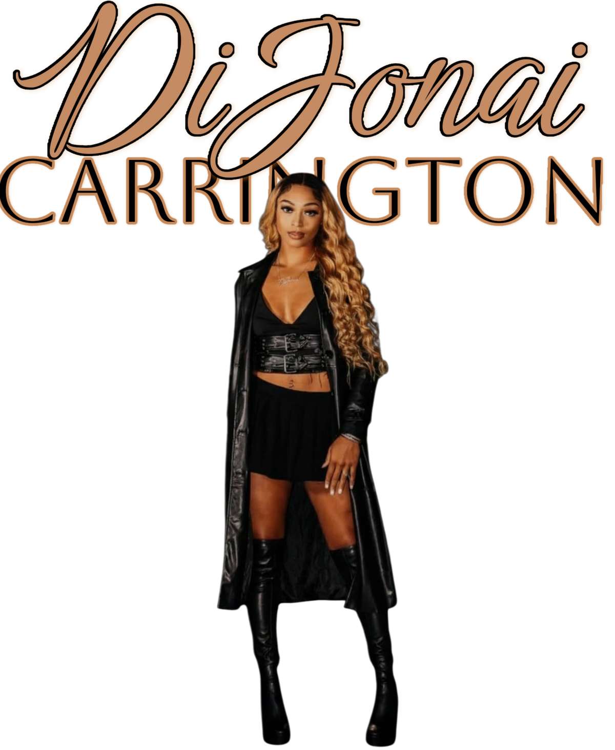 DiJonai Carrington WNBA DTF ready to press iron on transfer for clothing t-shirts and hoodies