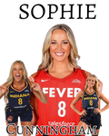 Sophie Cunningham WNBA DTF ready to press iron on transfer for clothing t-shirts and hoodies