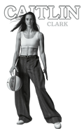 Caitlin Clark WNBA DTF ready to press iron on transfer for clothing t-shirts and hoodies