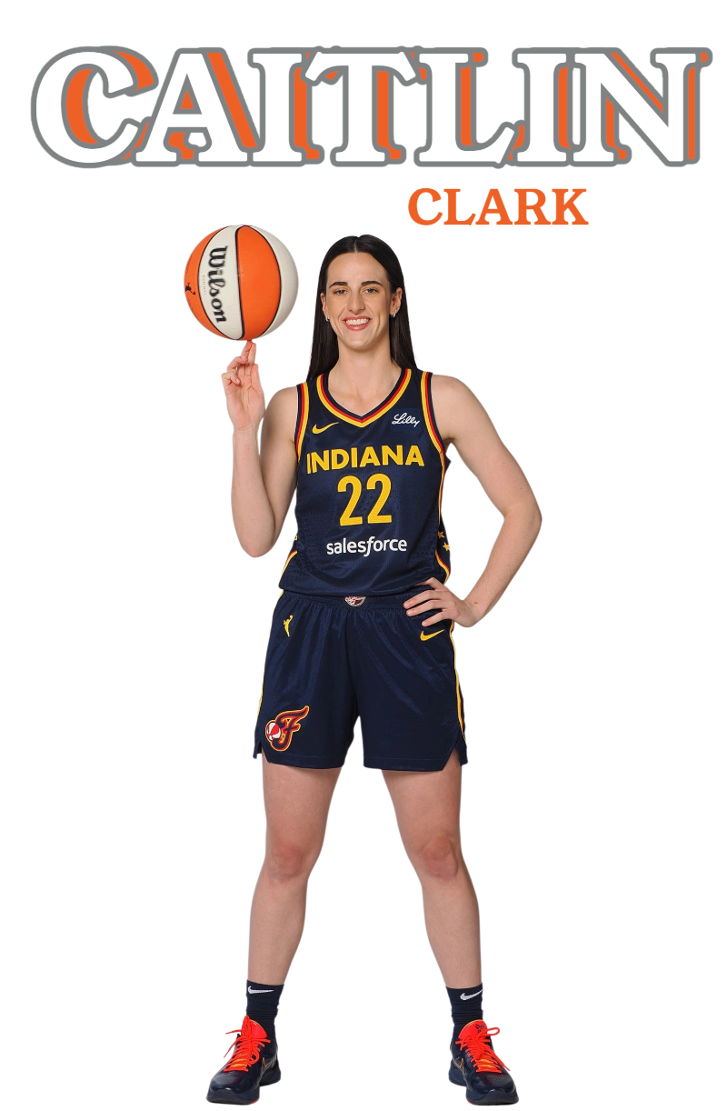 Caitlin Clark WNBA DTF ready to press iron on transfer for clothing t-shirts and hoodies