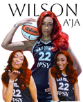 A'ja Wilson WNBA DTF ready to press iron on transfer for clothing t-shirts and hoodies