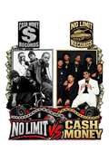 Cash Money and No Limit DTF ready to press iron on transfer for clothing t-shirts and hoodies concert ready