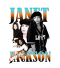 Janet Jackson DTF ready to press iron on transfer for clothing t-shirts and hoodies concert ready