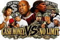 Cash Money and No Limit DTF ready to press iron on transfer for clothing t-shirts and hoodies concert ready