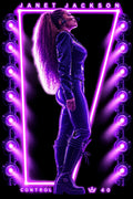 Janet Jackson Control 40 DTF ready to press iron on transfer for clothing t-shirts and hoodies concert ready