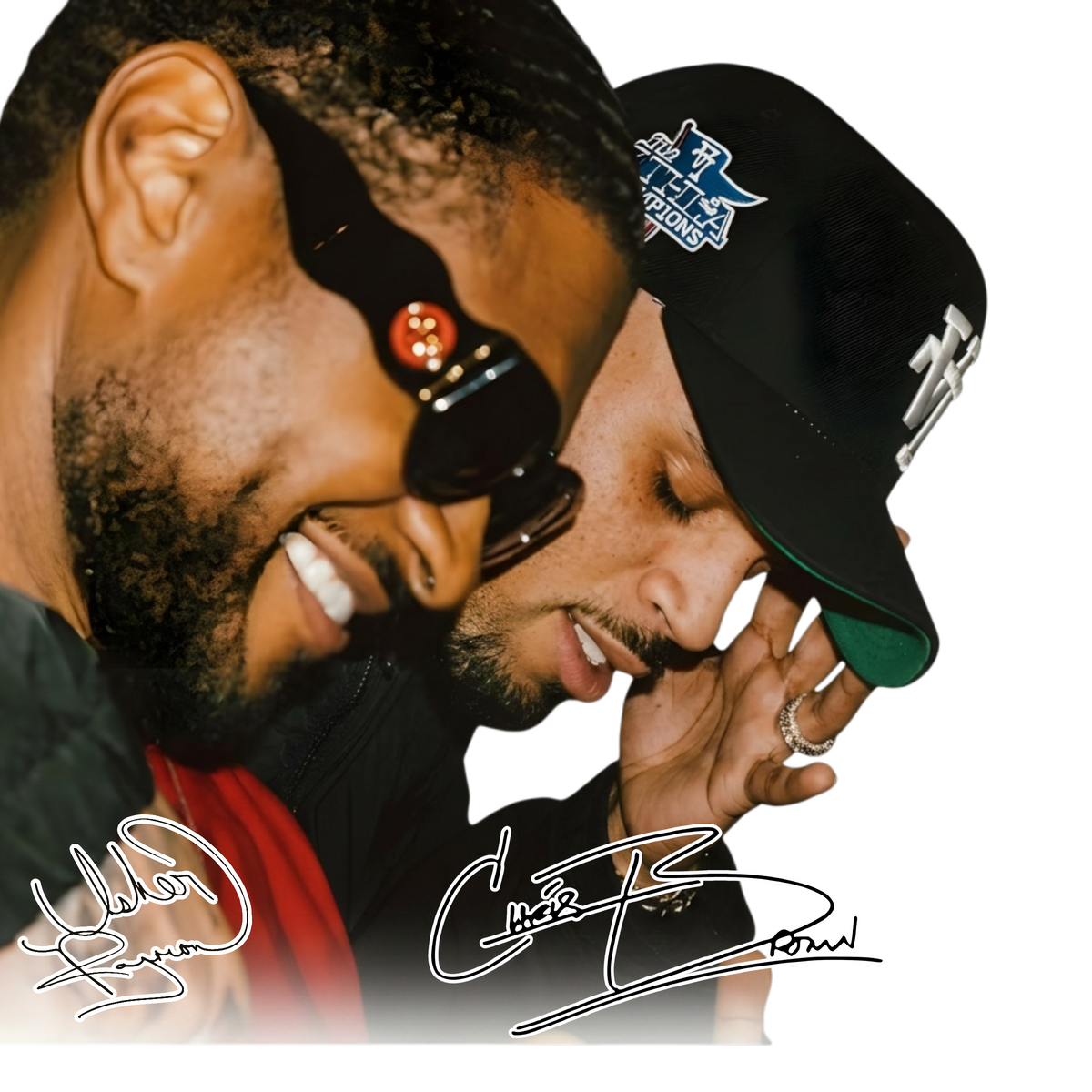 Usher & Chris Brown R&B Tour 2026 DTF concert Ready to press iron on transfer for clothing t-shirts hoodies concert
