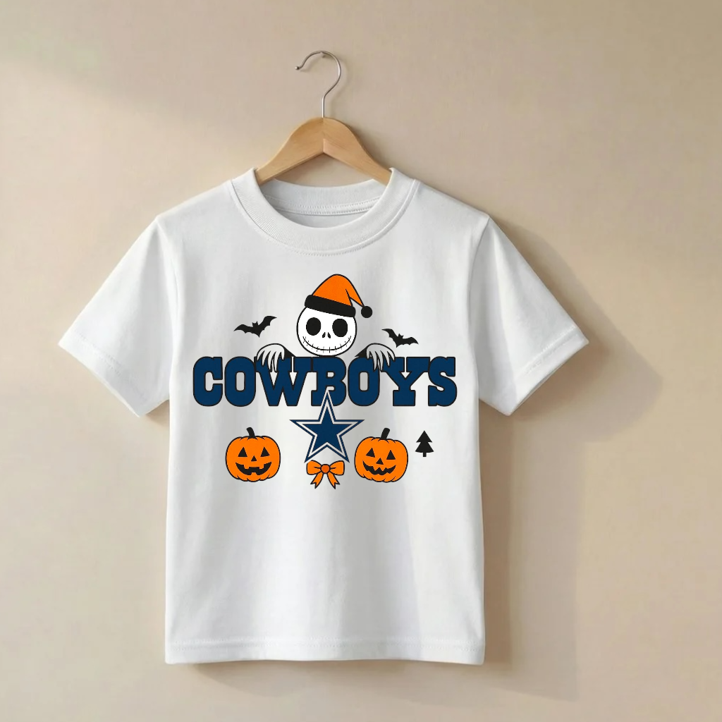 Halloween Football DALLAS COWBOYS DTF T-Shirt