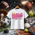 Softball Mama DTF T-Shirt Game Ready