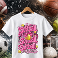 Softball Mama DTF T-Shirt Game Ready