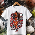 Georgia Bulldogs Cheerleader Football DTF T-Shirt Game Ready