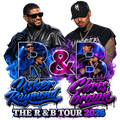 2026 Chris Brown and Usher R&B Tour concert DTF Ready to press iron on transfer for clothing t-shirts and hoodies
