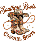Rodeo Southern Boots DTF ready to press iron on transfer for clothing t-shirts and hoodies