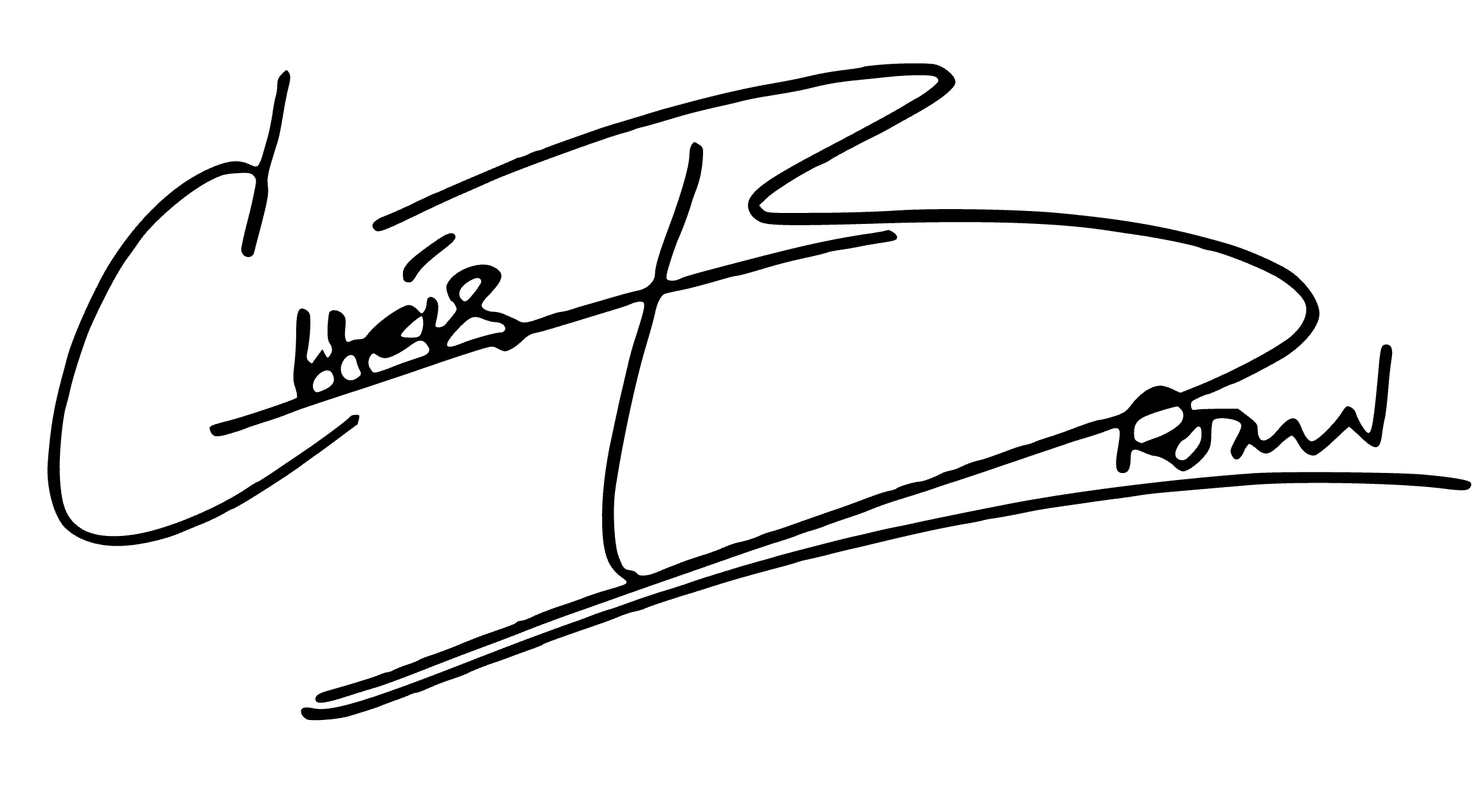 Chris Brown Signature DTF Ready to press iron on transfer for clothing t-shirts and hoodies concert ready
