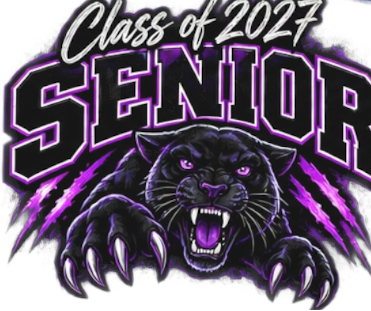 Class of 2027 Senior DTF ready to press iron on transfer for clothing t-shirts and hoodies