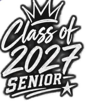 Class of 2027 Senior DTF ready to press iron on transfer for clothing t-shirts and hoodies