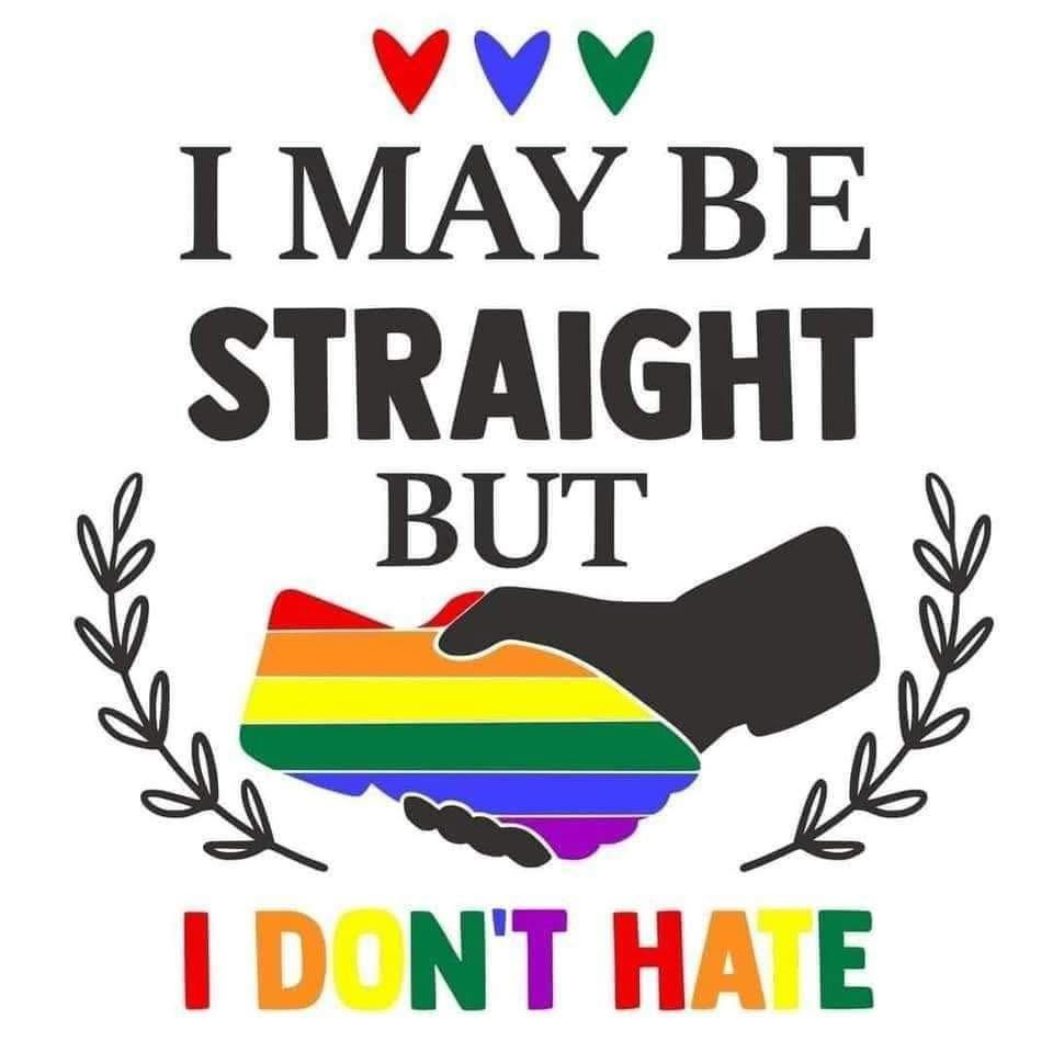 I may be straight but I don't hate Pride DTF ready to press iron on transfer for clothing t-shirts and hoodies