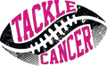 Breast Cancer Awareness Tackle Cancer Foot Ball DTF ready to press iron on transfer for clothing t-shirts and hoodies