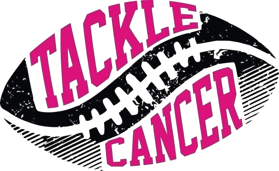 Breast Cancer Awareness Tackle Cancer Foot Ball DTF ready to press iron on transfer for clothing t-shirts and hoodies