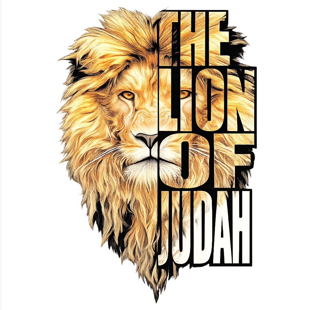 The Lion of Judah DTF ready to press iron on transfer for clothing t-shirts and hoodies