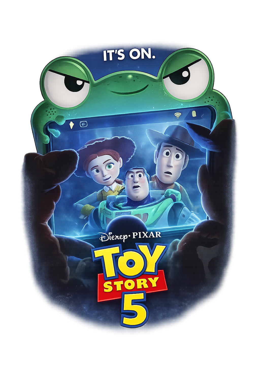 Toy Story 5 DTF ready to press iron on transfer for clothing t-shirts and hoodies